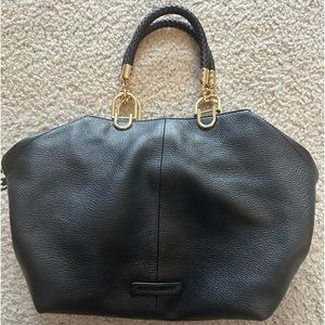 Vince Camino black leather hand bag